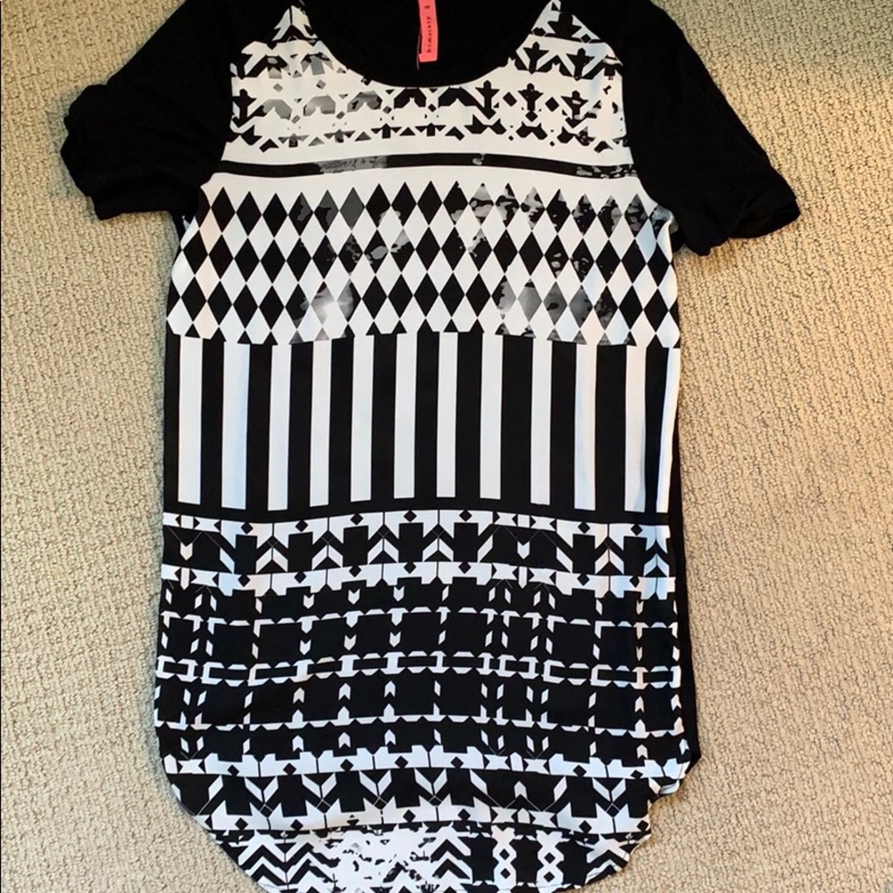 Mini t-shirt dress.